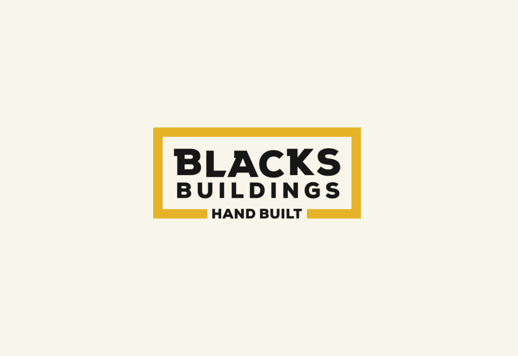 Blacks Buildings Tennessee shed company branding logo embroidery