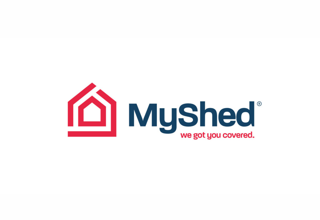 MyShed Solutions Portable Building logo on white