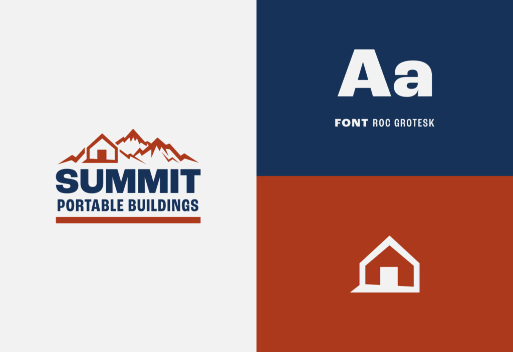 Summit Portable Buildings branding