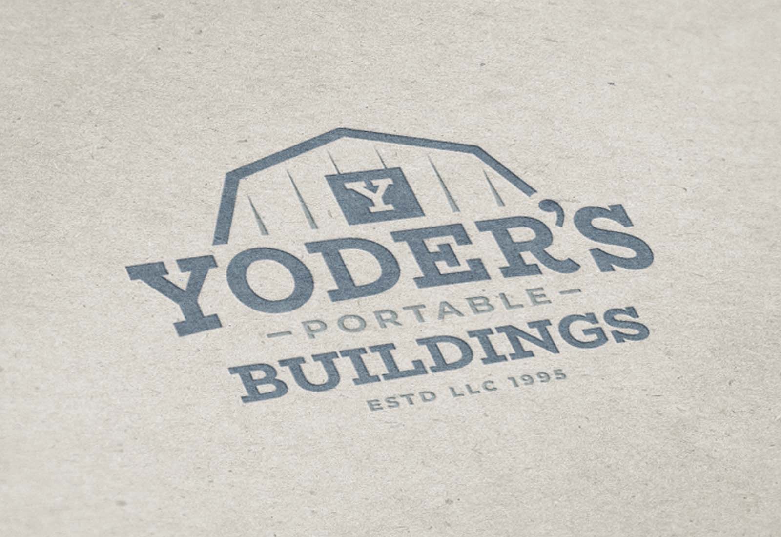 Yoder Portable Buildings logo texture