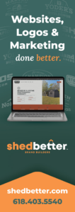 logos, websites, and marketing for the shed indsutry. shed journal business magazine.